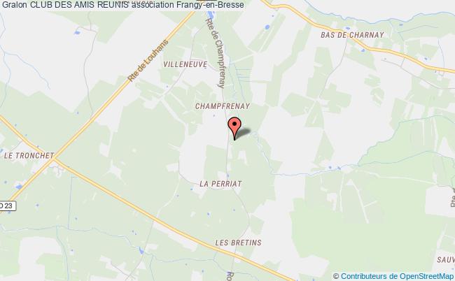 plan association Club Des Amis Reunis Frangy-en-Bresse