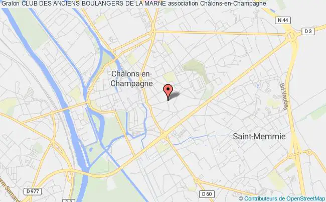 plan association Club Des Anciens Boulangers De La Marne Châlons-en-Champagne