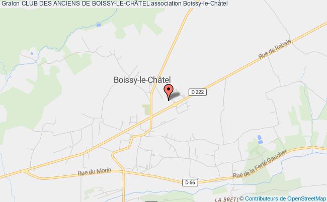 plan association Club Des Anciens De Boissy-le-chÂtel Boissy-le-Châtel