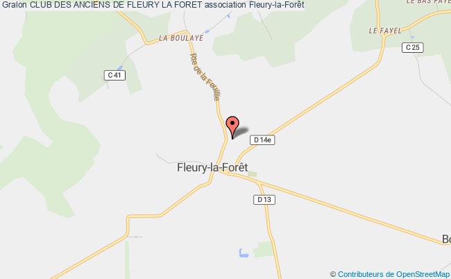 plan association Club Des Anciens De Fleury La Foret Fleury-la-Forêt