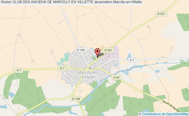 plan association Club Des Anciens De Marcilly En Villette Marcilly-en-Villette