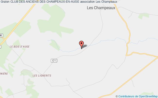 plan association Club Des Anciens Des Champeaux-en-auge Les Champeaux