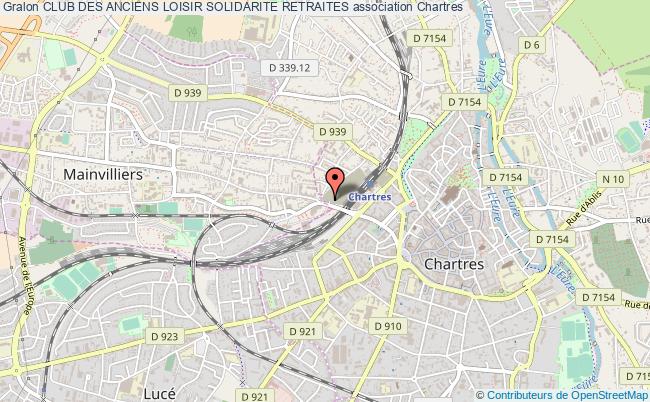 plan association Club Des Anciens Loisir Solidarite Retraites Chartres