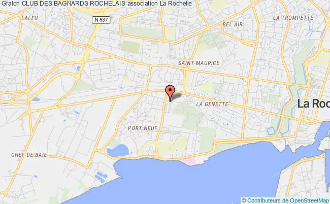 plan association Club Des Bagnards Rochelais La    Rochelle