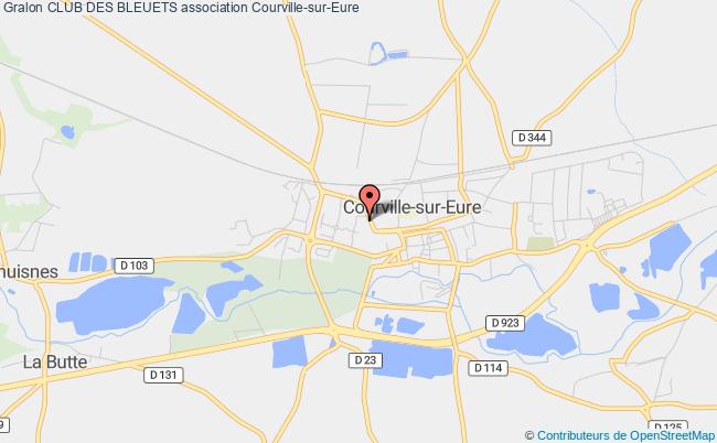 plan association Club Des Bleuets Courville-sur-Eure
