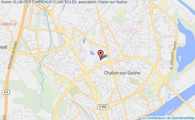 plan association Club Des Chareaux Clair Soleil Chalon-sur-Saône