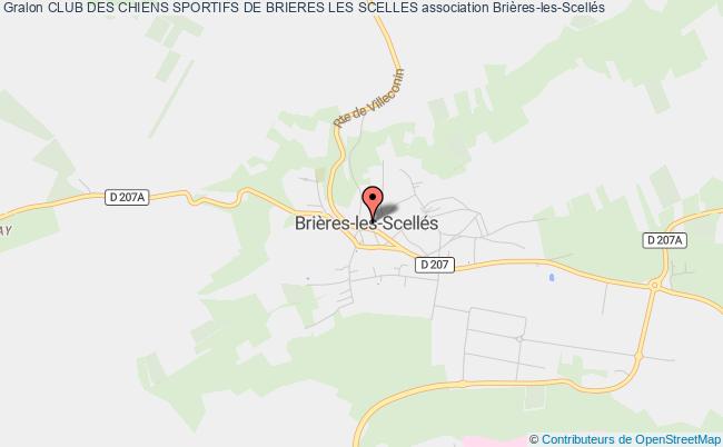 plan association Club Des Chiens Sportifs De Brieres Les Scelles Brières-les-Scellés