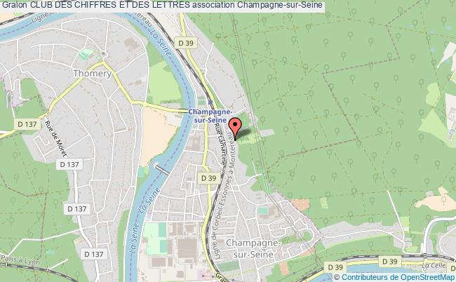 plan association Club Des Chiffres Et Des Lettres Champagne-sur-Seine