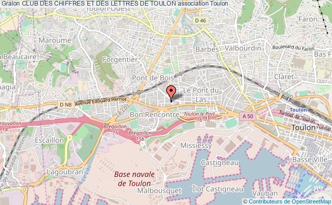 plan association Club Des Chiffres Et Des Lettres De Toulon Toulon