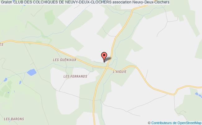 plan association Club Des Colchiques De Neuvy-deux-clochers Neuvy-Deux-Clochers
