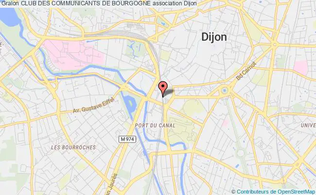 plan association Club Des Communicants De Bourgogne Dijon