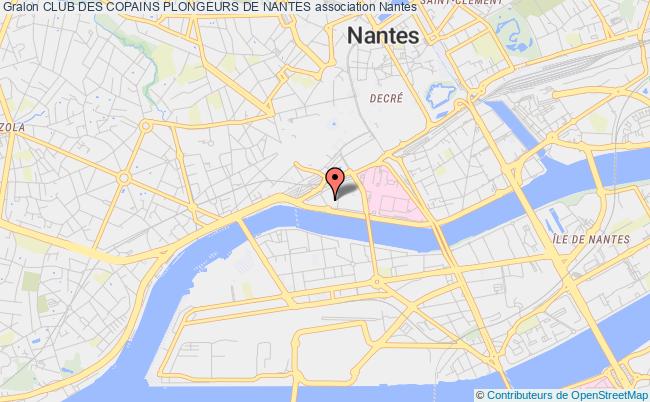 plan association Club Des Copains Plongeurs De Nantes Nantes