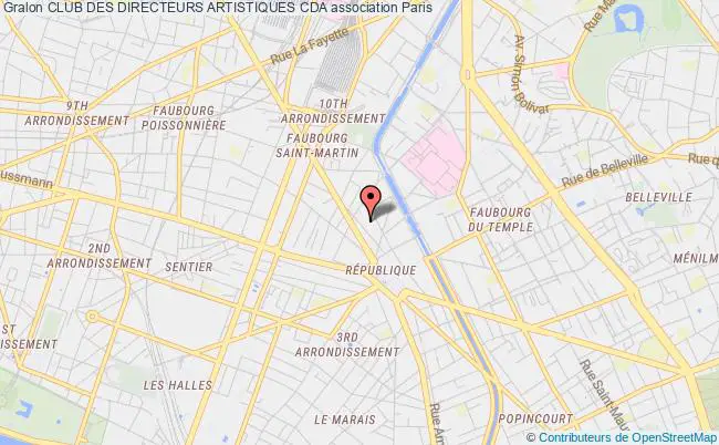 plan association Club Des Directeurs Artistiques Cda Paris