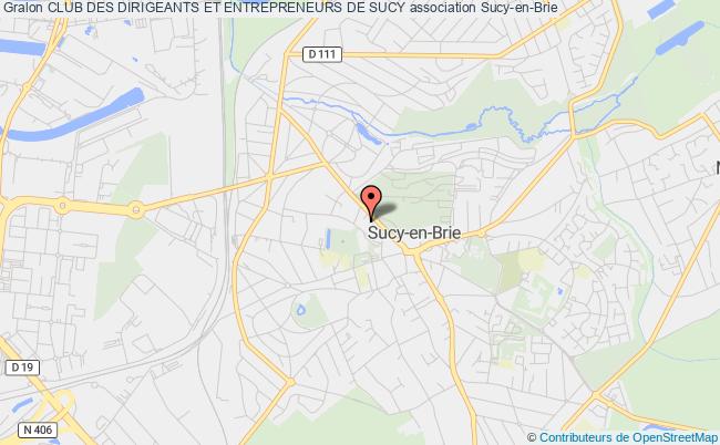 plan association Club Des Dirigeants Et Entrepreneurs De Sucy Sucy-en-Brie
