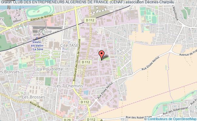 plan association Club Des Entrepreneurs Algeriens De France (cenaf) Décines-Charpieu