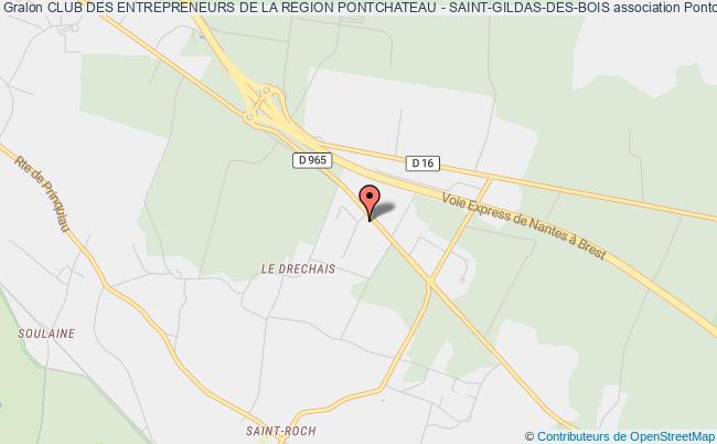 plan association Club Des Entrepreneurs De La Region Pontchateau - Saint-gildas-des-bois Pontchâteau