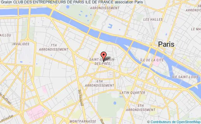 plan association Club Des Entrepreneurs De Paris Ile De France Paris