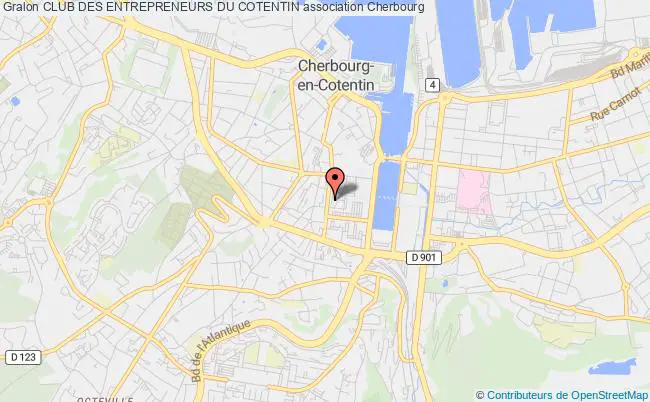 plan association Club Des Entrepreneurs Du Cotentin Cherbourg-en-Cotentin