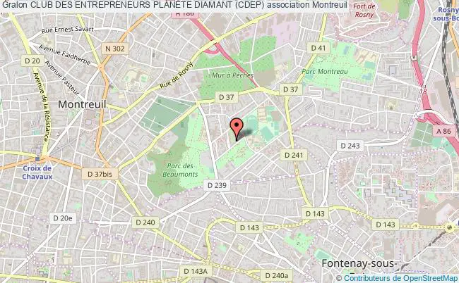 plan association Club Des Entrepreneurs PlanÈte Diamant (cdep) Montreuil