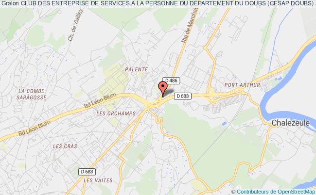 plan association Club Des Entreprise De Services A La Personne Du DÉpartement Du Doubs (cesap Doubs) Besançon