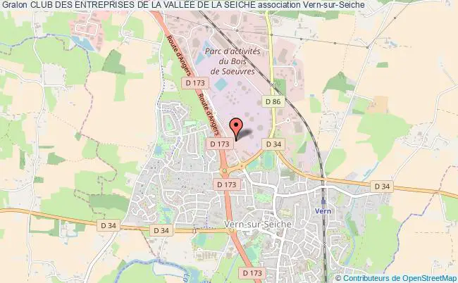 plan association Club Des Entreprises De La VallÉe De La Seiche Vern-sur-Seiche