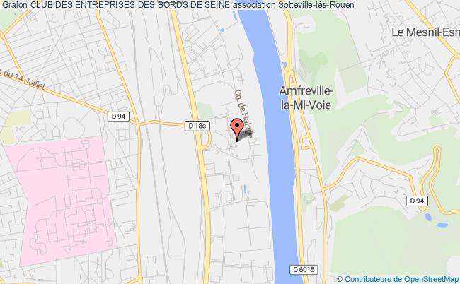 plan association Club Des Entreprises Des Bords De Seine Sotteville-lès-Rouen