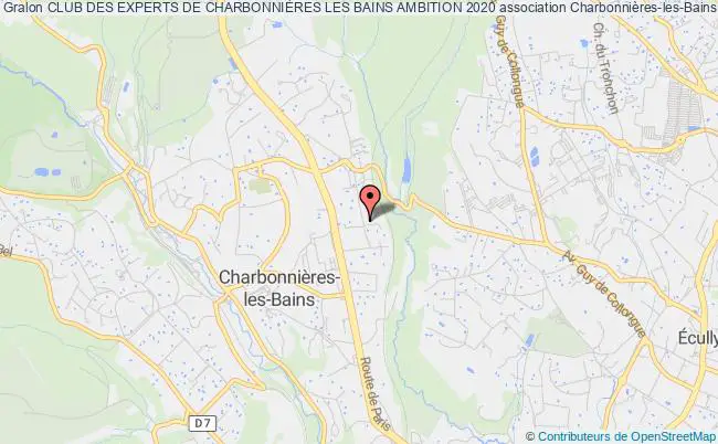 plan association Club Des Experts De CharbonniÈres Les Bains Ambition 2020 Charbonnières-les-Bains