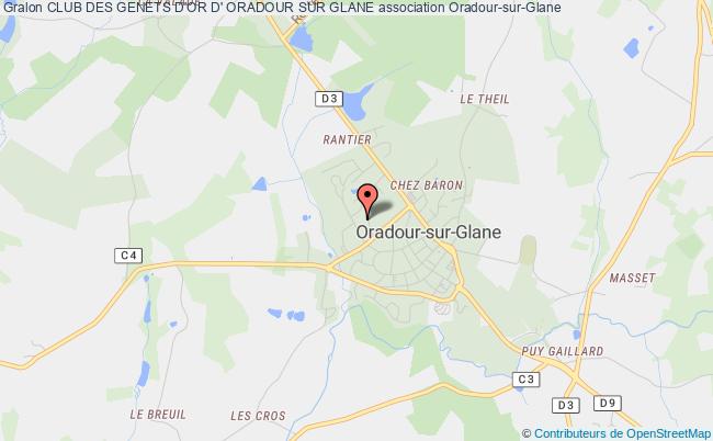 plan association Club Des Genets D'or D' Oradour Sur Glane Oradour-sur-Glane