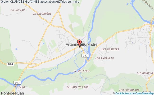 plan association Club Des Glycines Artannes-sur-Indre