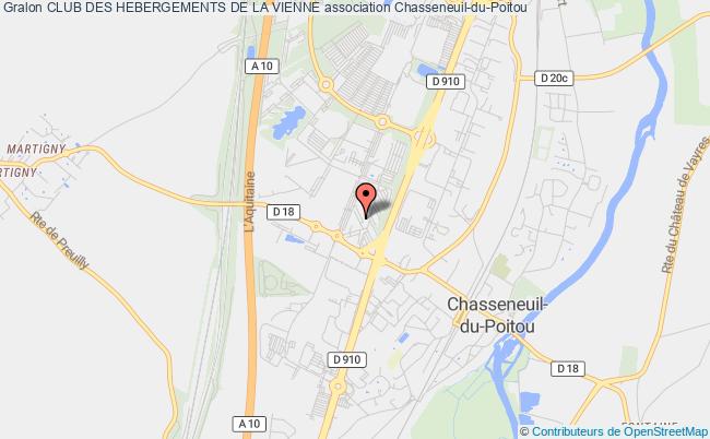 plan association Club Des Hebergements De La Vienne Chasseneuil-du-Poitou