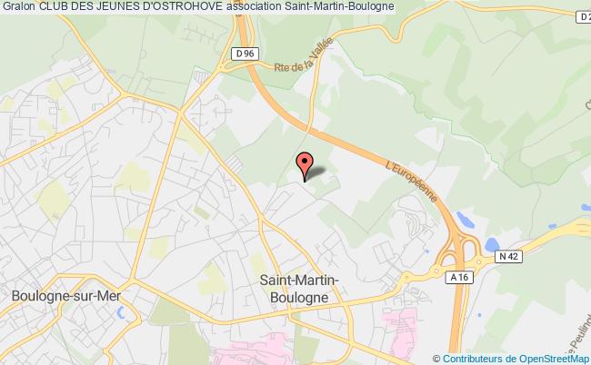 plan association Club Des Jeunes D'ostrohove Saint-Martin-Boulogne