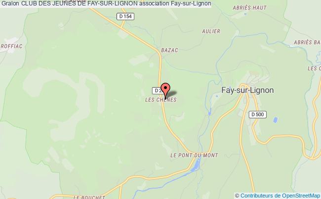 plan association Club Des Jeunes De Fay-sur-lignon Fay-sur-Lignon