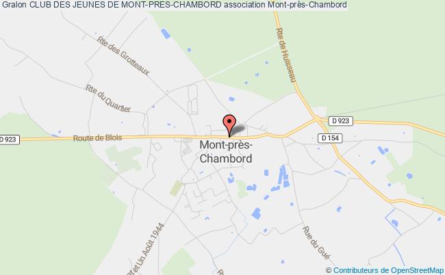plan association Club Des Jeunes De Mont-pres-chambord Mont-près-Chambord