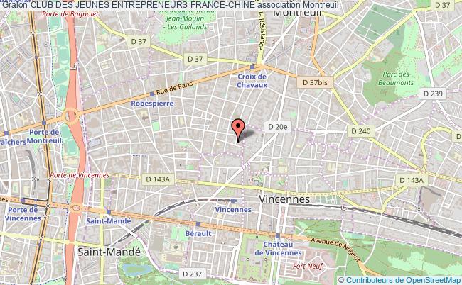 plan association Club Des Jeunes Entrepreneurs France-chine Montreuil