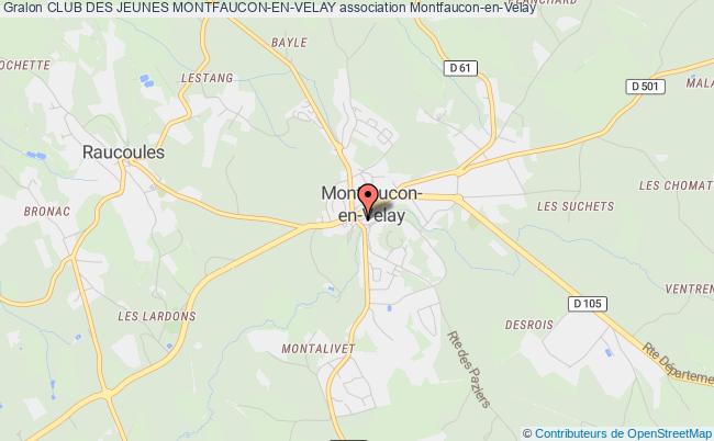 plan association Club Des Jeunes Montfaucon-en-velay Montfaucon-en-Velay