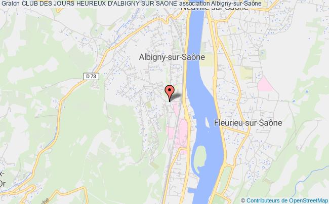 plan association Club Des Jours Heureux D'albigny Sur Saone Albigny-sur-Saône