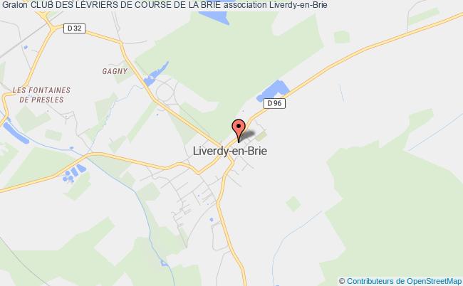 plan association Club Des LÉvriers De Course De La Brie Liverdy-en-Brie