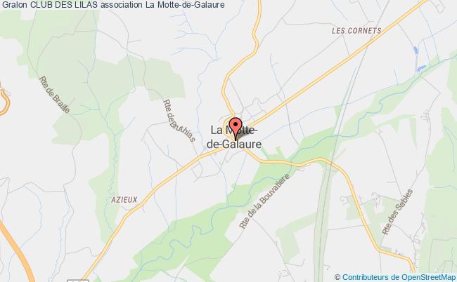 plan association Club Des Lilas La Motte-de-Galaure