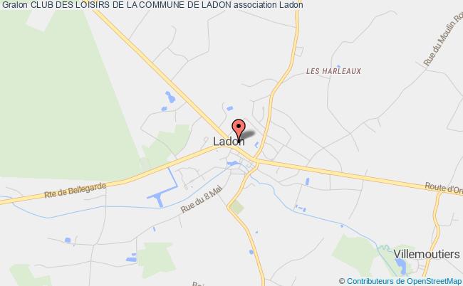 plan association Club Des Loisirs De La Commune De Ladon Ladon