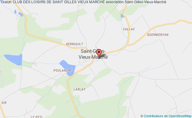 plan association Club Des Loisirs De Saint Gilles Vieux Marche Saint-Gilles-Vieux-Marché