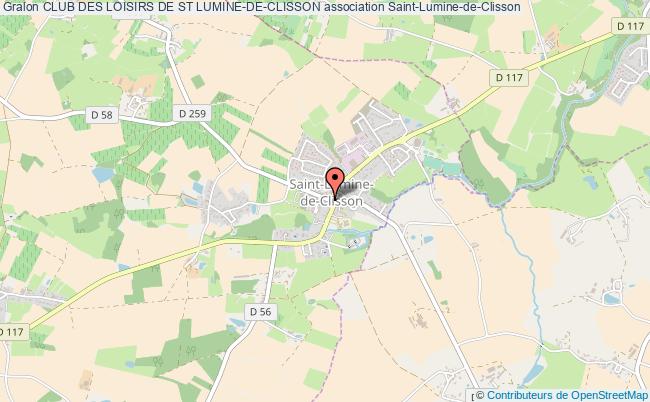 plan association Club Des Loisirs De St Lumine-de-clisson Saint-Lumine-de-Clisson