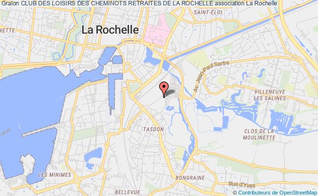 plan association Club Des Loisirs Des Cheminots Retraites De La Rochelle La    Rochelle
