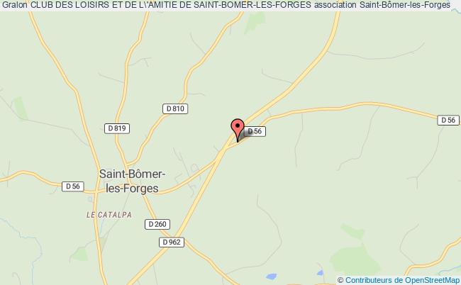 plan association Club Des Loisirs Et De L\'amitie De Saint-bomer-les-forges Saint-Bômer-les-Forges