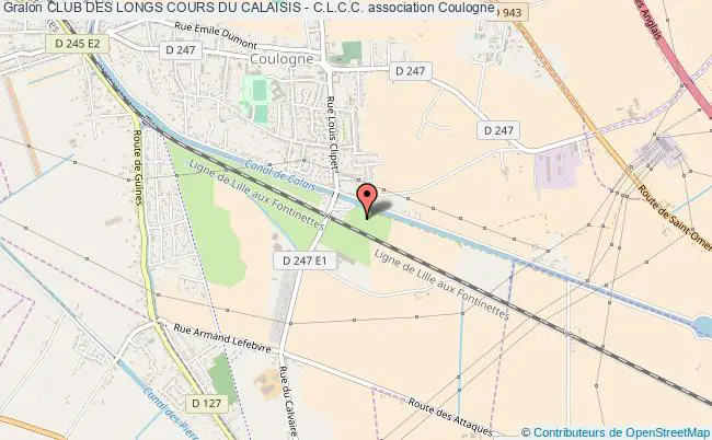 plan association Club Des Longs Cours Du Calaisis - C.l.c.c. Coulogne