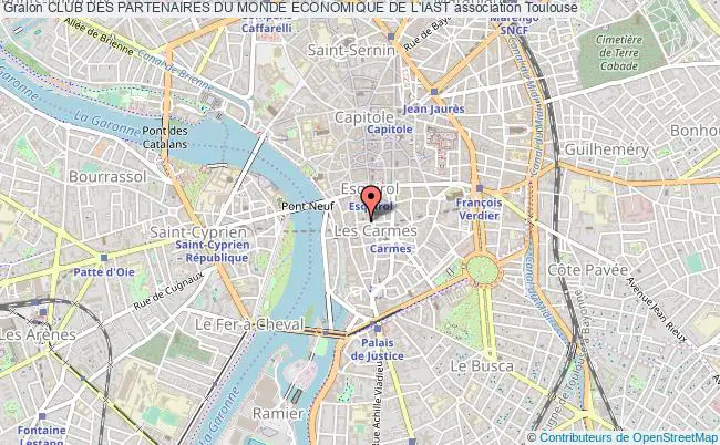 plan association Club Des Partenaires Du Monde Economique De L'iast Toulouse