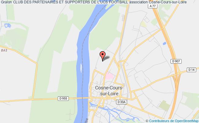 plan association Club Des Partenaires Et Supporters De L'ucs Football Cosne-Cours-sur-Loire