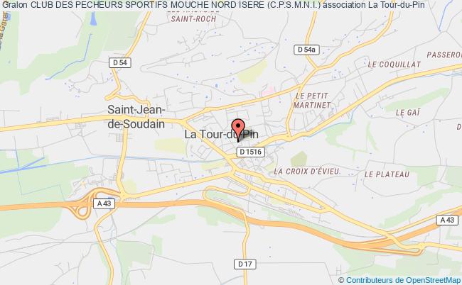 plan association Club Des Pecheurs Sportifs Mouche Nord Isere (c.p.s.m.n.i.) La    Tour-du-Pin