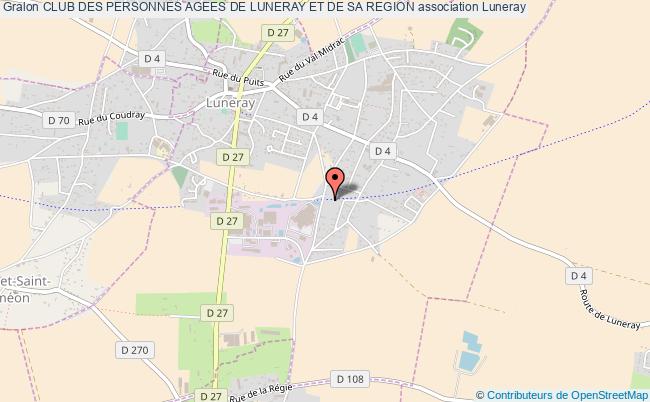 plan association Club Des Personnes Agees De Luneray Et De Sa Region Luneray