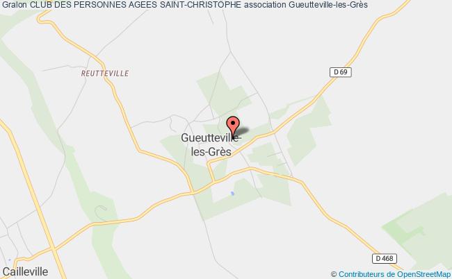 plan association Club Des Personnes Agees Saint-christophe Gueutteville-les-Grès