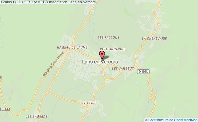 plan association Club Des Ramees Lans-en-Vercors